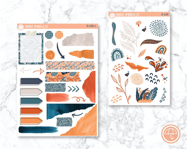 CLEARANCE | Summer Nights Planner Kit Deco/Journaling Stickers |D-159