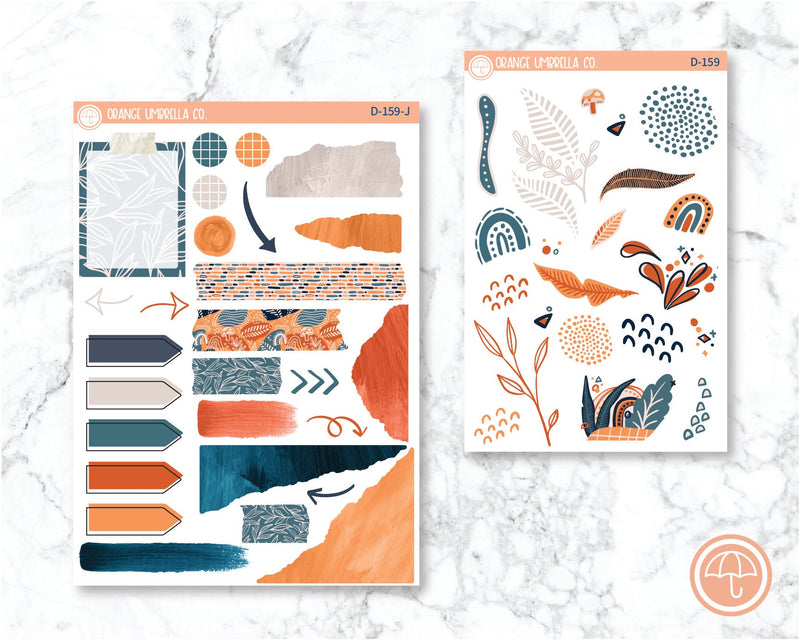 Summer Nights Planner Kit Deco/Journaling Stickers |D-159