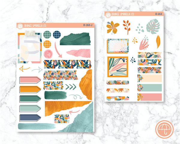 Late Summer Planner Kit Deco/Journaling Stickers | D-163