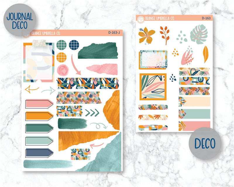 CLEARANCE | Late Summer Planner Kit Deco/Journaling Stickers | D-163