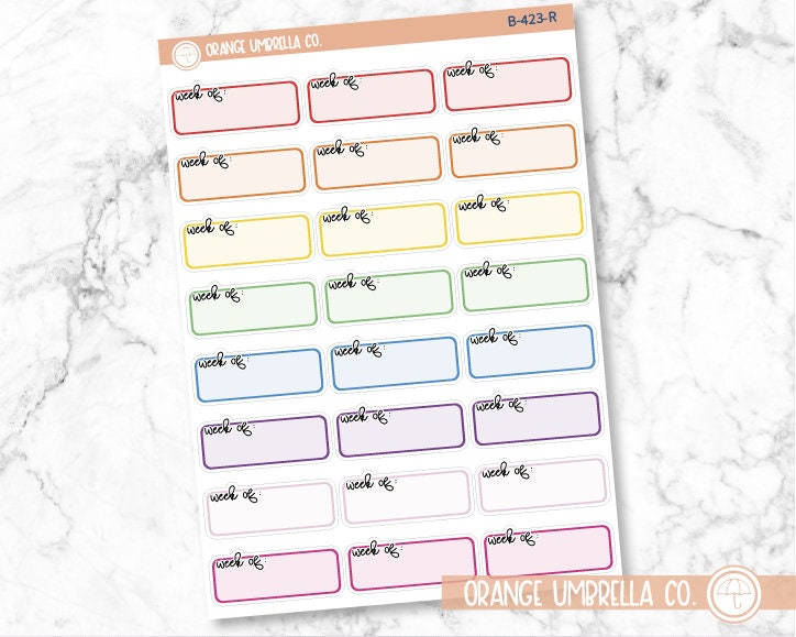 CLEARANCE | Week Of Appointment Script Planner Stickers | FC12 | B-423