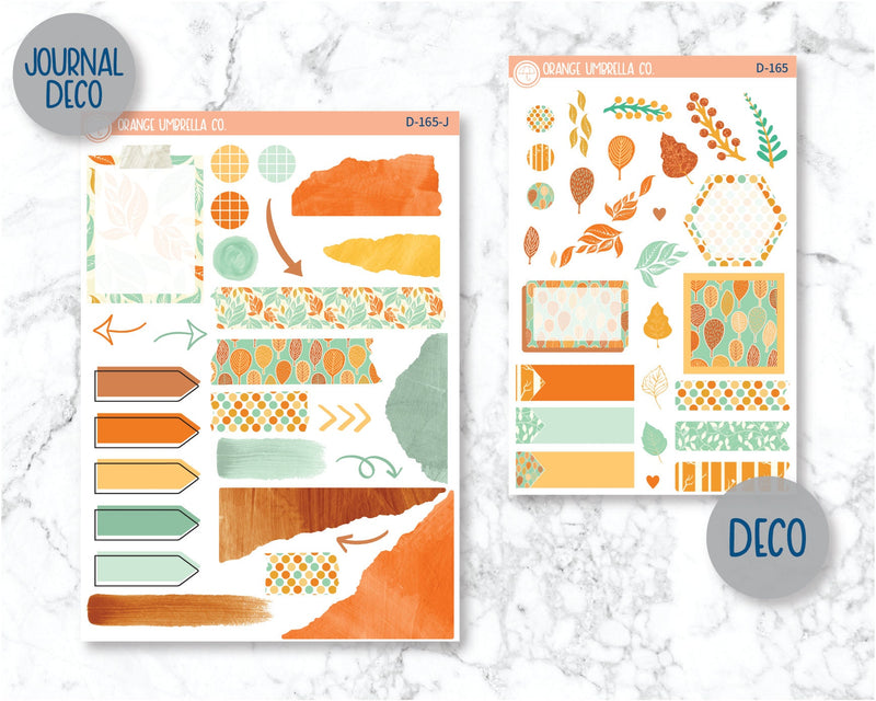 Welcome Autumn Planner Kit Deco/Journaling Stickers | D-165