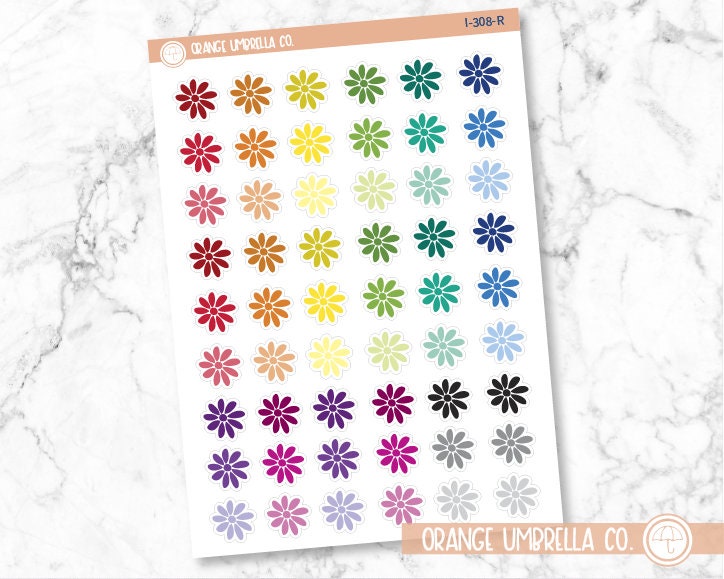 Daisy-Small Icon Planner Stickers | I-308