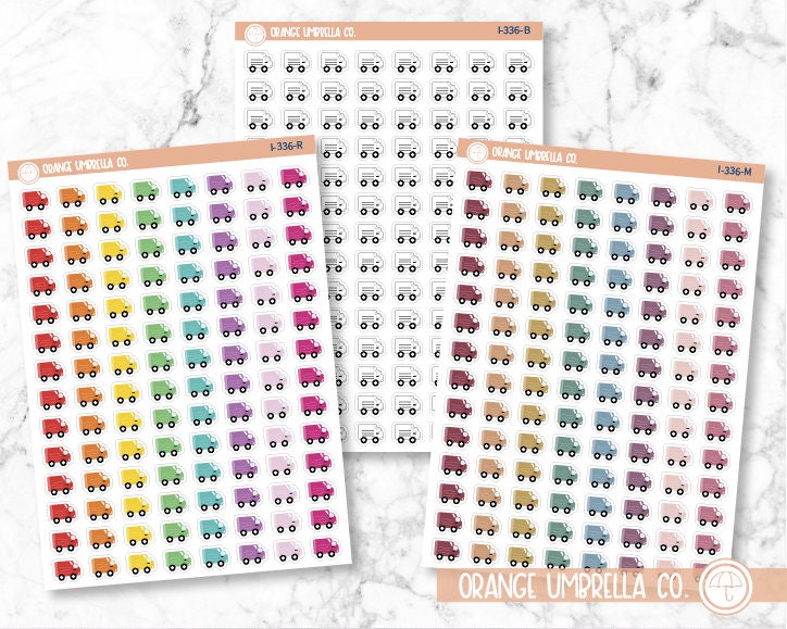 Truck Icon Planner Stickers | I-336