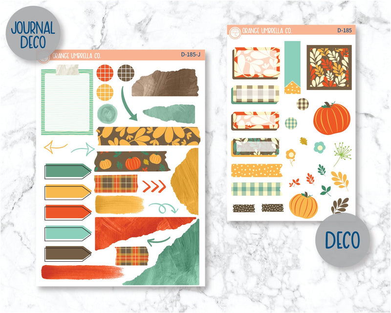 Country Fall Kit Deco Planner Stickers | D-185