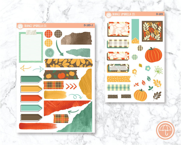 CLEARANCE | Country Fall Kit Deco Planner Stickers | D-185
