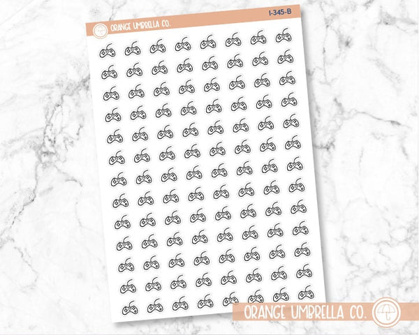 Gaming Handset Doodle Icon Planner Stickers | I-345-B