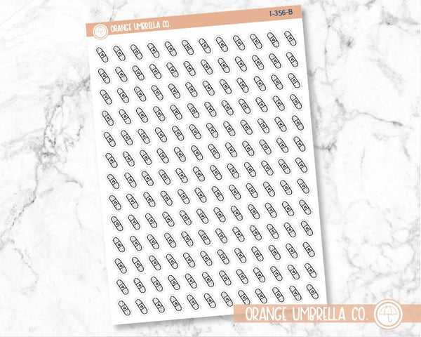 Bandaid Doodle Icon Planner Stickers | I-356-B