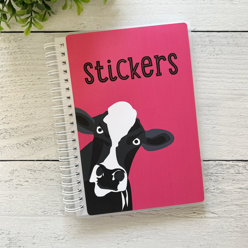 Cow Reusable Sticker Storage Album For Planner Sticker and Labels | Album15