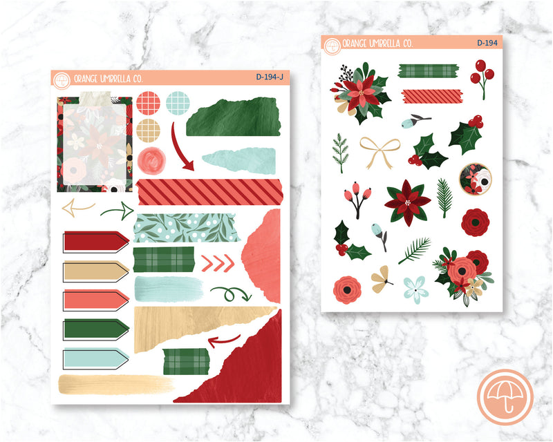 Holly Kit Deco Planner Stickers | D-194