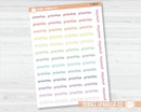 Priorities Julie's Plans Script Planner Stickers | JF | T-286