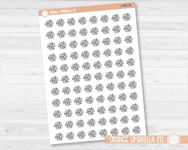 Recycle Doodle Icon Planner Stickers | I-361-B