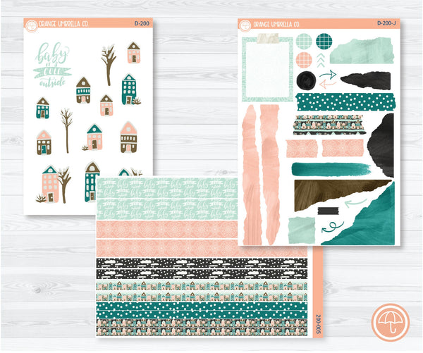 Houses Kit Deco Planner Stickers | D-200