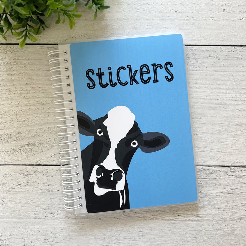 Cow Reusable Sticker Storage Album For Planner Sticker and Labels | Album15