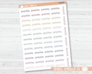 Priorities Julie's Plans Script Planner Stickers | JF | T-286