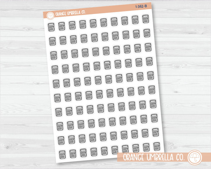 CLEARANCE |  Doodle Icon Planner Stickers | I-362-B