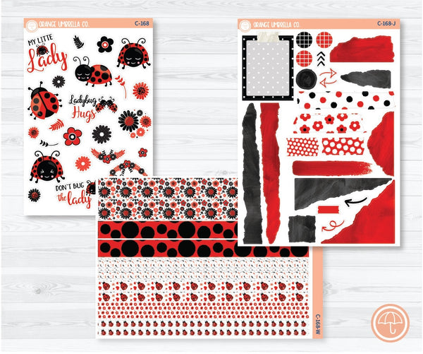 CLEARANCE | Ladybugs Deco Planner Stickers | C-168