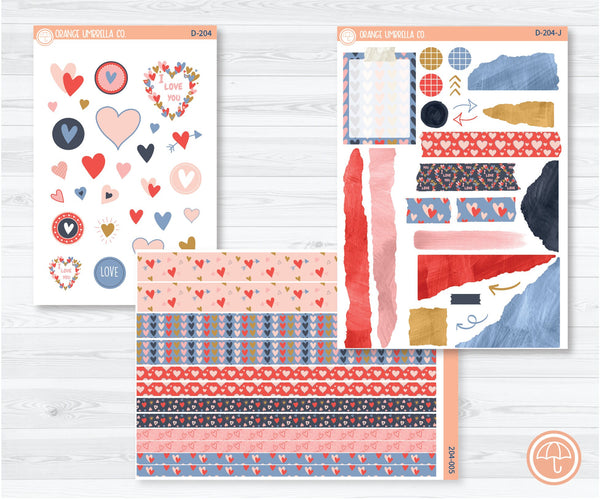 Heart You Kit Deco Planner Stickers | D-204