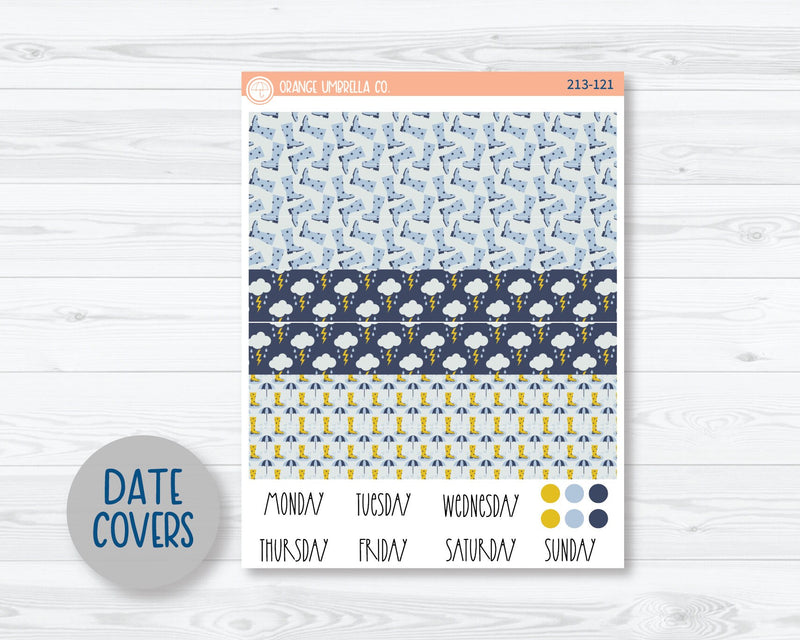 CLEARANCE | A5 Daily Duo Planner Kit Stickers | Puddle Jumping 213-121