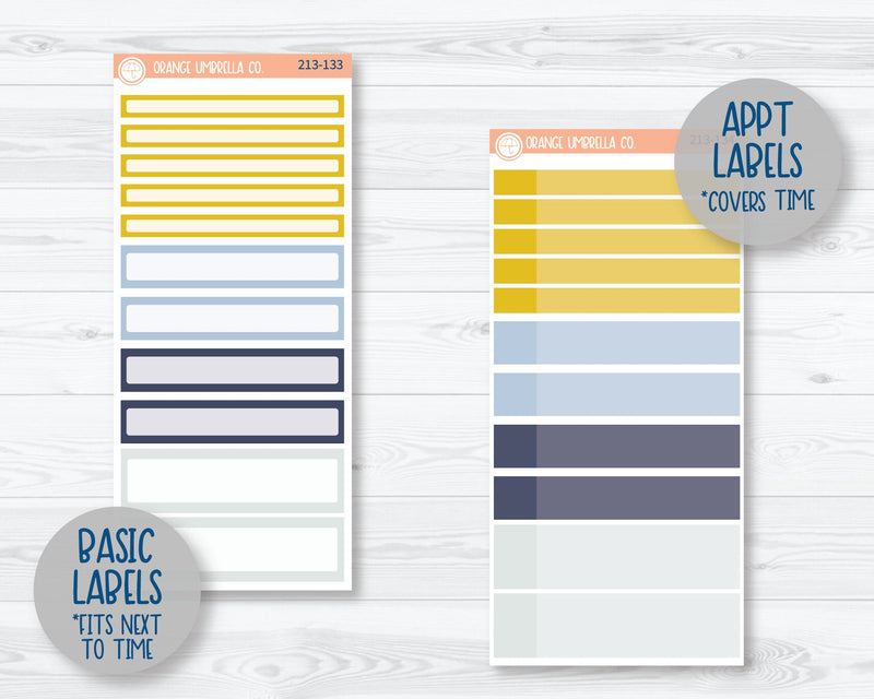 7x9 Daily Duo Planner Kit Stickers | Puddle Jumping 213-131