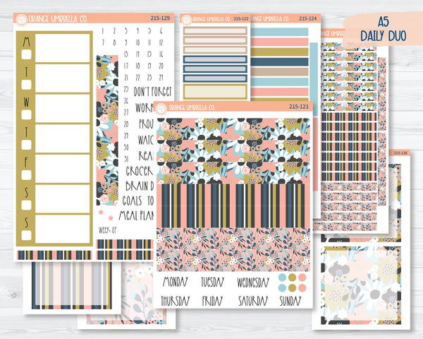 CLEARANCE | A5 Daily Duo Planner Kit Stickers | Pick Me 215-121
