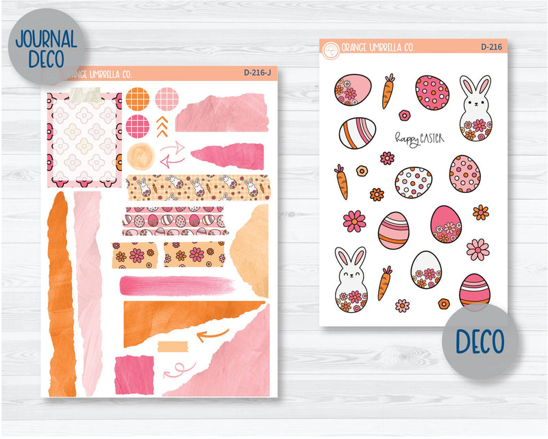 Egg Hunt Kit Deco Planner Stickers | D-216
