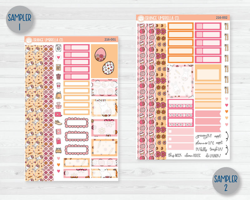 CLEARANCE | Weekly Planner Kit Stickers | Egg Hunt 216-001