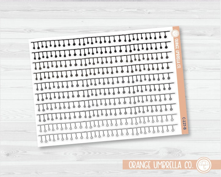 Dangle Washi Strips Planner Stickers | C-227
