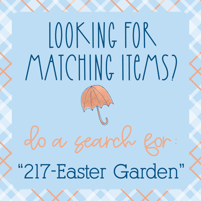 CLEARANCE | Weekly Add-On Planner Kit Stickers | Easter Garden 217-011