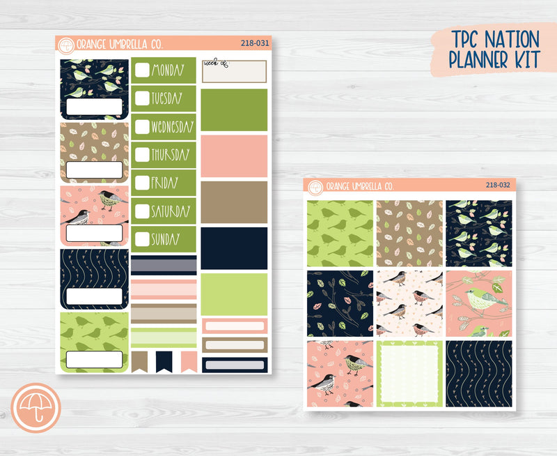 CLEARANCE | TPC Nation Planner Kit Stickers | Spring Song 218-031