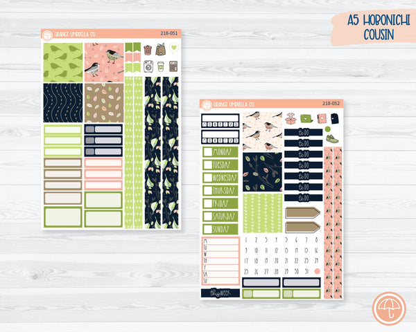 CLEARANCE | Hobonichi Cousin Planner Kit Stickers | Spring Song 218-051