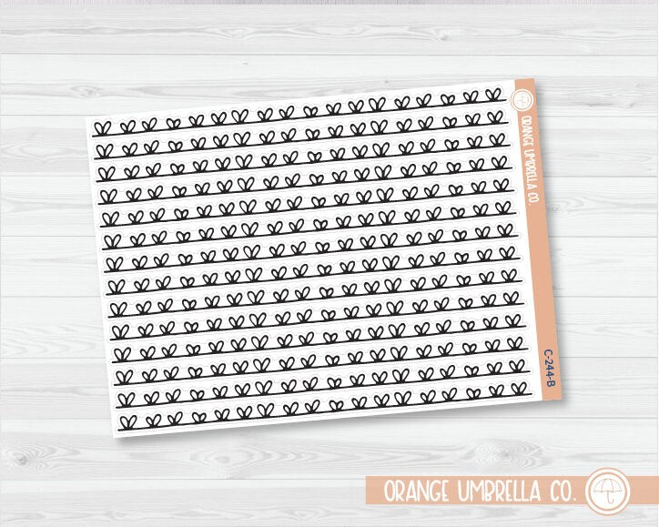 CLEARANCE | Loopy Vine Washi Strips Planner Stickers | C-244