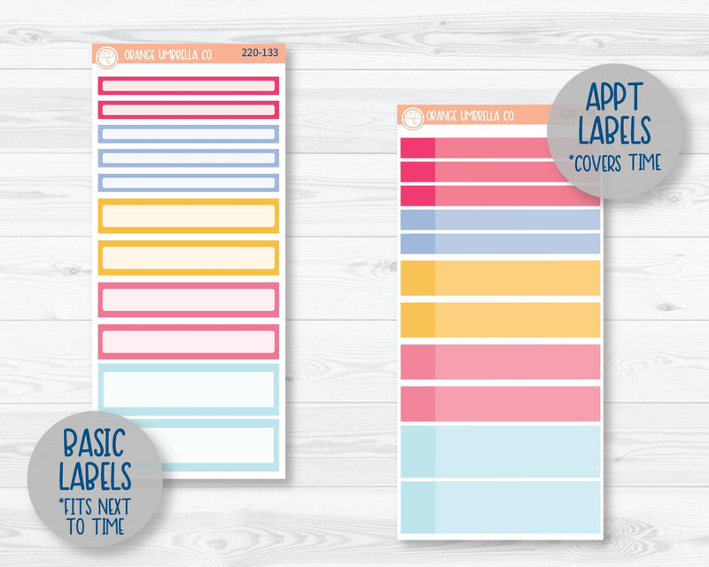7x9 Daily Duo Planner Kit Stickers | Umbrella Parade 220-131