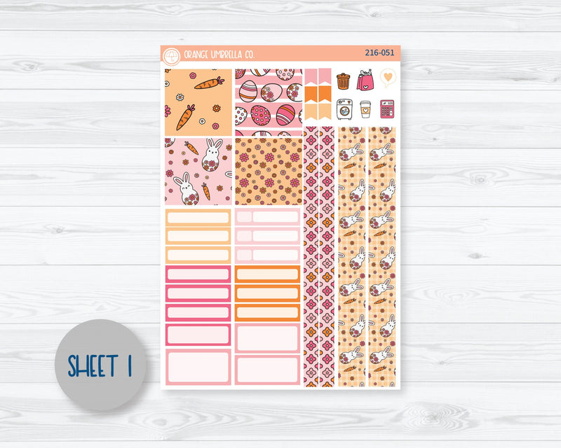 CLEARANCE | Hobonichi Cousin Planner Kit Stickers | Egg Hunt 216-051