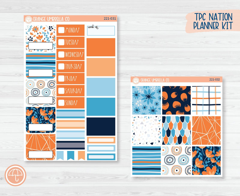 CLEARANCE | TPC Nation Planner Kit Stickers | Carefree 221-031