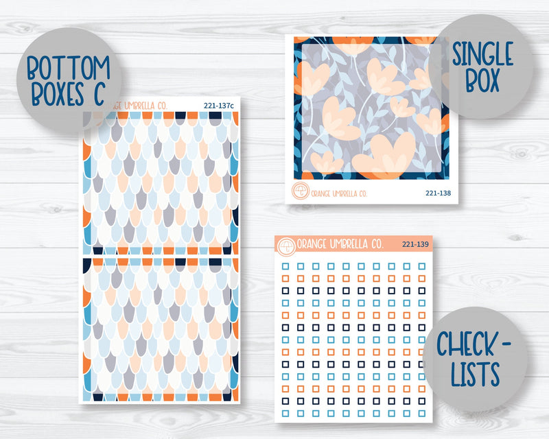 CLEARANCE | 7x9 Daily Duo Planner Kit Stickers | Carefree 221-131