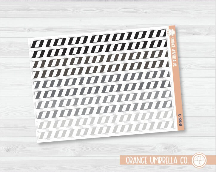 Stripes Washi Strips Planner Stickers | C-226