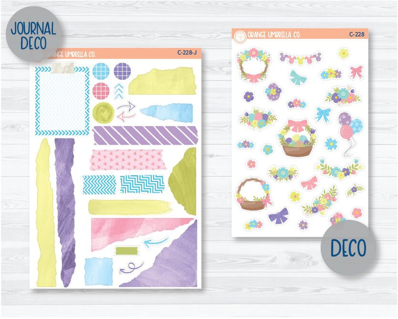 CLEARANCE | Easter Deco Planner Stickers | C-228