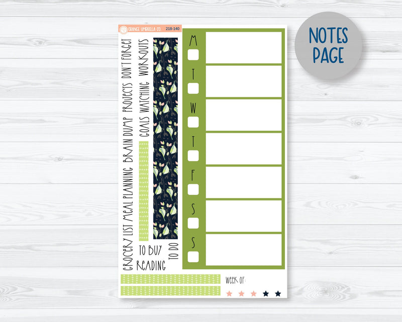 CLEARANCE | 7x9 Daily Duo Planner Kit Stickers | Spring Song 218-131