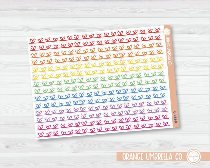 CLEARANCE | Loopy Vine Washi Strips Planner Stickers | C-244