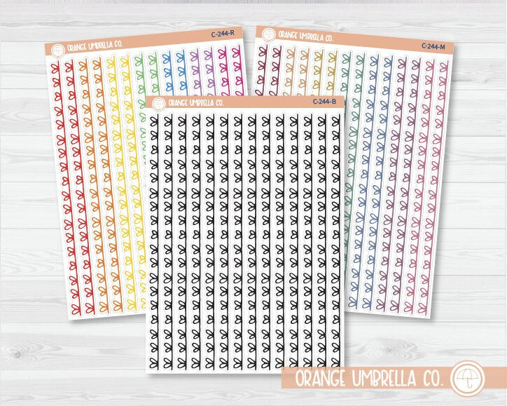 CLEARANCE | Loopy Vine Washi Strips Planner Stickers | C-244