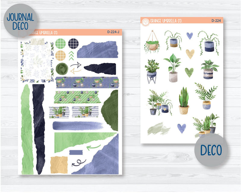 Zen Garden Kit Deco Planner Stickers | D-224