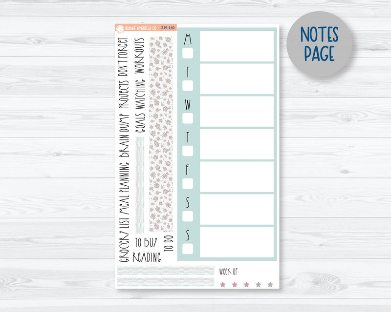 7x9 Daily Duo Planner Kit Stickers | Boho Pastel 219-131