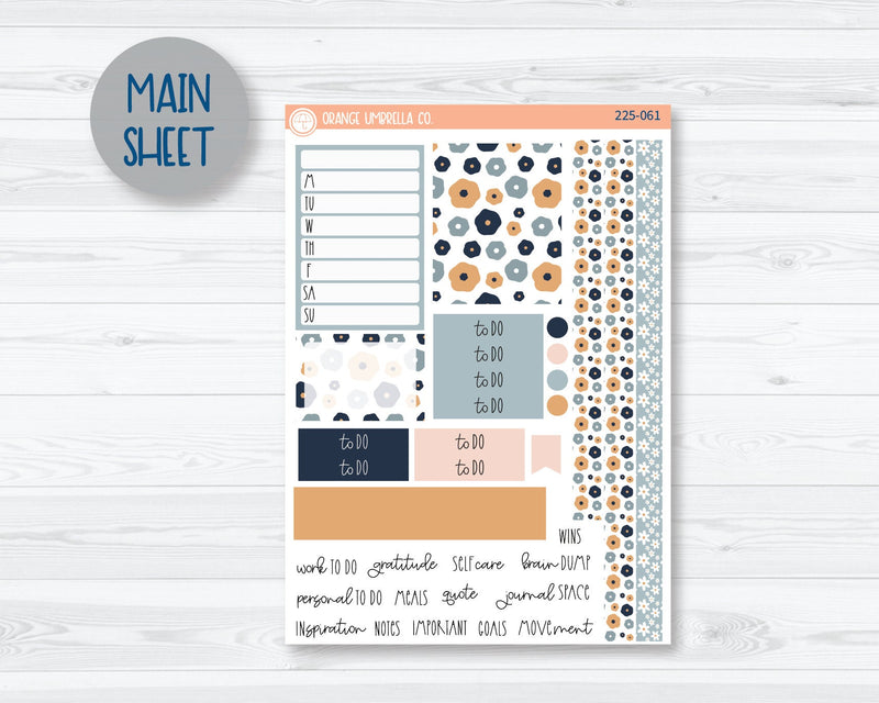 CLEARANCE | 7x9 Passion Weekly Planner Kit Stickers | Oopsie Daisy 225-061