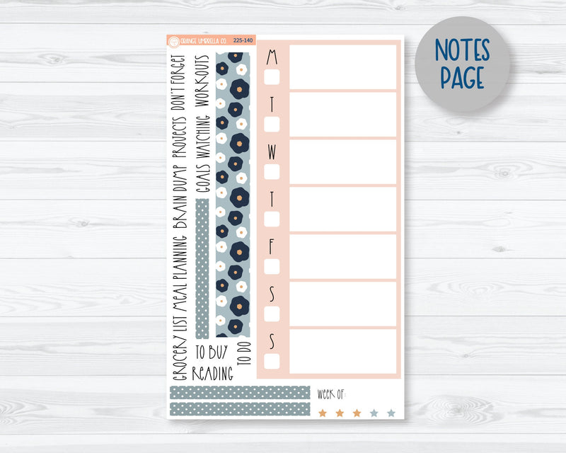 CLEARANCE | 7x9 Daily Duo Planner Kit Stickers | Oopsie Daisy 225-131