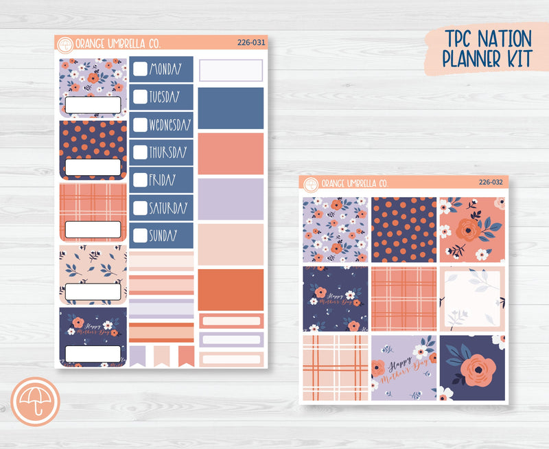 TPC Nation Planner Kit Stickers | Flowers for Mom 226-031