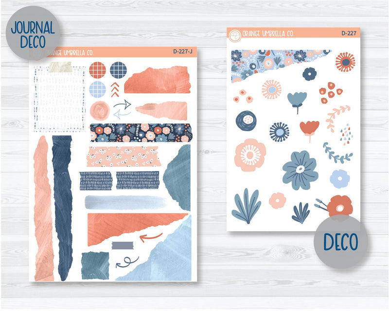Pretty Posies Kit Deco Planner Stickers | D-227