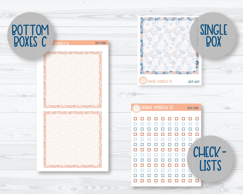 A5 Daily Duo Planner Kit Stickers | Pretty Posies 227-121
