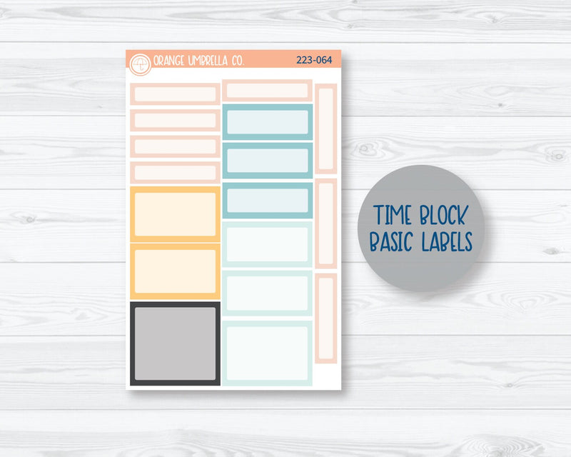 CLEARANCE | 7x9 Passion Weekly Planner Kit Stickers | Rainbow 223-061