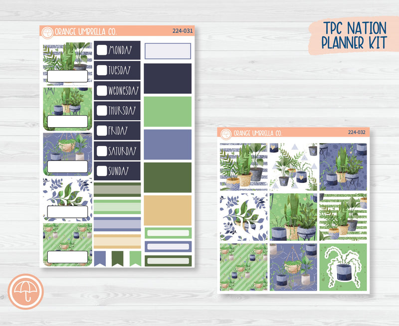 CLEARANCE | TPC Nation Planner Kit Stickers | Zen Garden 224-031